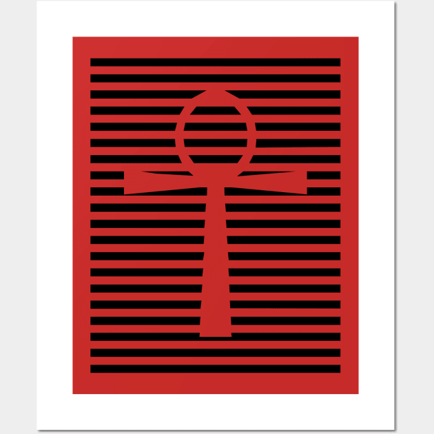 ancient egypt symbol ankh Wall Art by In_Design_We_Trust